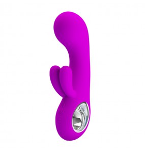 PRETTY LOVE - Triple Shock Vibrator Wand Masturbator (Chargeable - Purple)